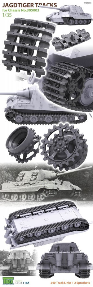 T-Rex Studio TR85058 Jagdtiger Tracks for Chassis No.305003 w/ Sprockets 1/35 – Bild 2