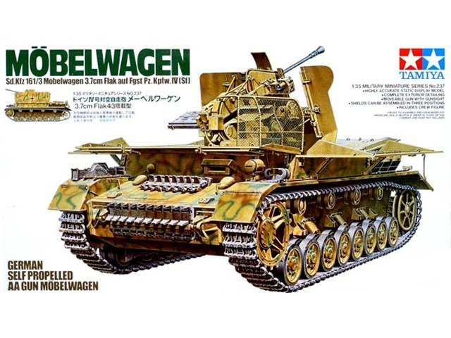 Tamiya 35237 German Self Propelled AA Gun Mobelwagen 1/35