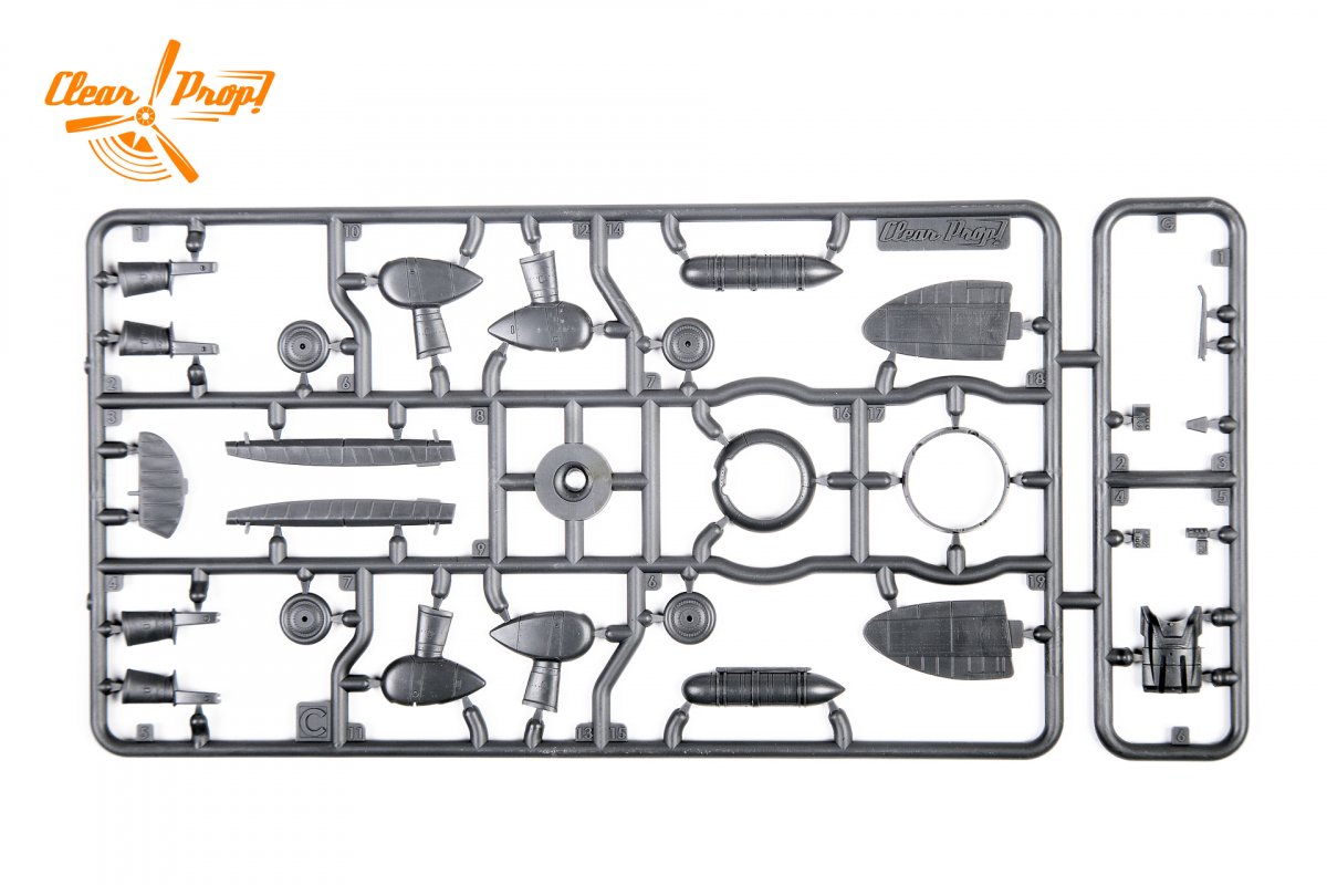 Clear Prop! CP72008 A5M2b Claude early version EXPERT KIT 1/72 – zdjęcie 13