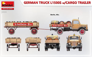 MiniArt 38023 GERMAN TRUCK L1500S w/CARGO TRAILER 1/35 – Bild 5