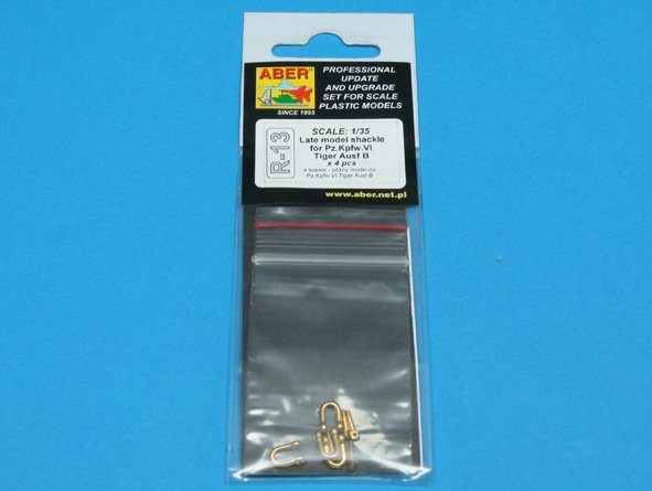 Aber R-13 Late model Shackle for Pz.Kpfw.VI Tiger Ausf.B x4pcs 1/35 – immagine 3
