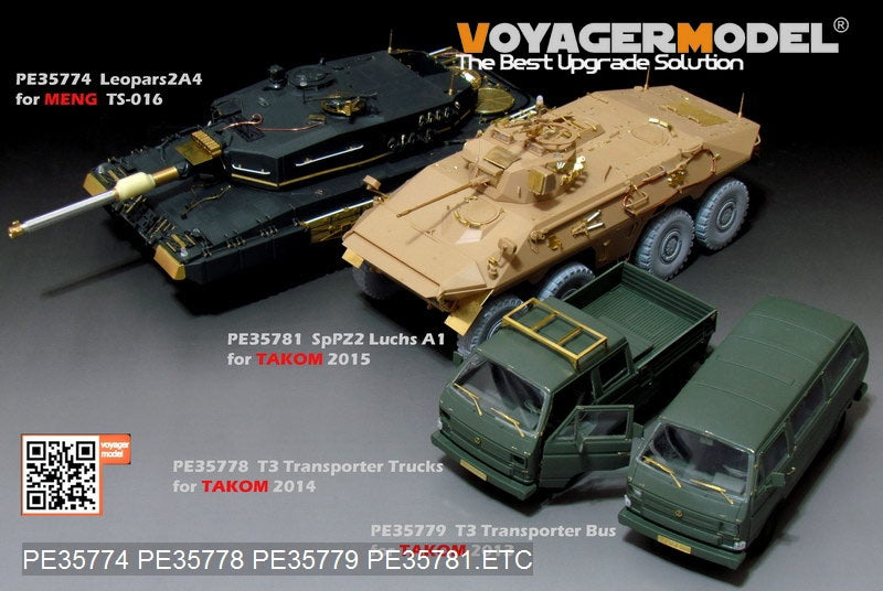 Voyager Model PE35781 Morden German SpPZ2 Luchs A1 Basic For TAKOM 2015 1/35 – immagine 11