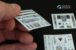 Quinta Studio QD32022 MiG-29SMT 3D-Printed &amp;amp; coloured Interior on decal paper (for Trumpeter kit) 1/32 – imagen 6