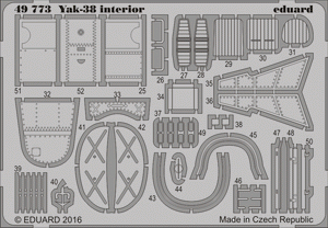 Eduard 49773 Yak-38 intérieur 1/48 Hobby Boss – image 2
