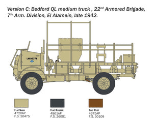 Italeri 0241 Bedford QL Medium Truck 1/35 – imagen 6