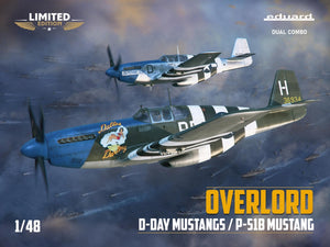 Eduard 11181 OVERLORD: D-DAY MUSTANGS / P-51B MUSTANG DUAL COMBO 1/48 – imagen 2