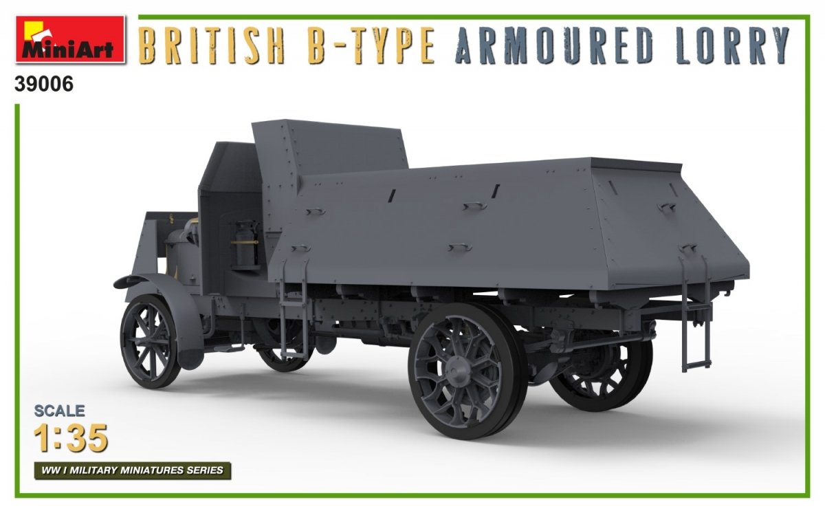 Miniart 39006 BRITISH B-TYPE ARMOURED LORRY 1/35 – Bild 10