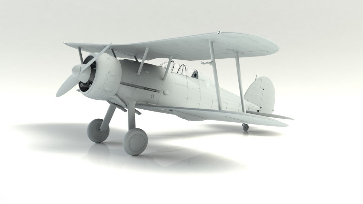 ICM 32043 Gloster Gladiator Mk.I with British Pilots 1/32 – image 3