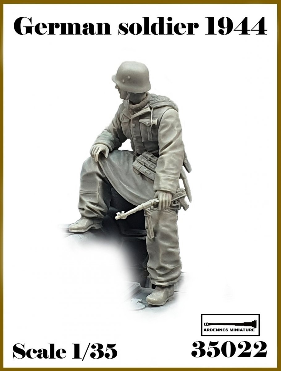 Ardennes Miniature 35022 SOLDAT ALLEMAND 1944 1/35