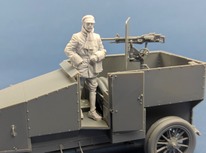Copper State Models F35-035 French marine armoured car officer 1/35 – imagen 2
