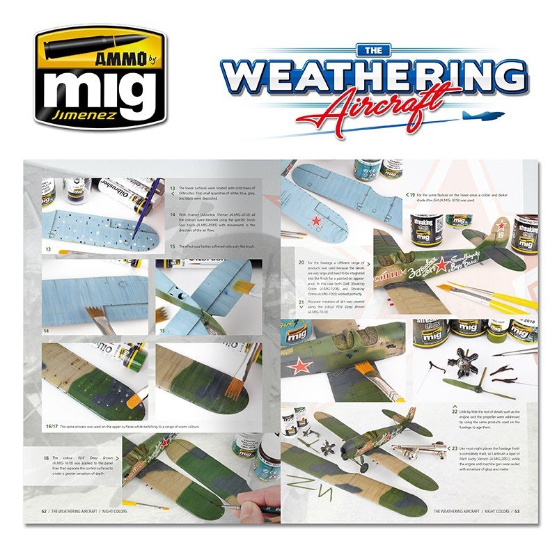 Ammo of Mig 5214 The Weathering Aircraft Numéro 14. COULEURS DE NUIT (Anglais) – image 9