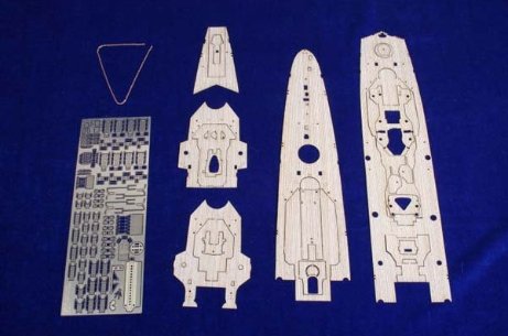 MK1 Design MD-35009 Prinz Eugen Wooden Deck TRU 1/350 – imagen 2