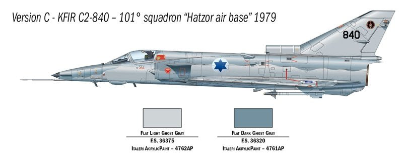 Italeri 1408 Kfir C.2 1/72 – image 3