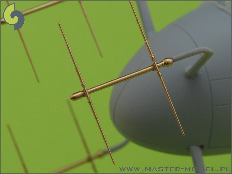 Master AM-48-027 German radar FuG 220 Lichtenstein SN-2 (used on nightfighters Bf 110, Ju 88) 1/48 – zdjęcie 3