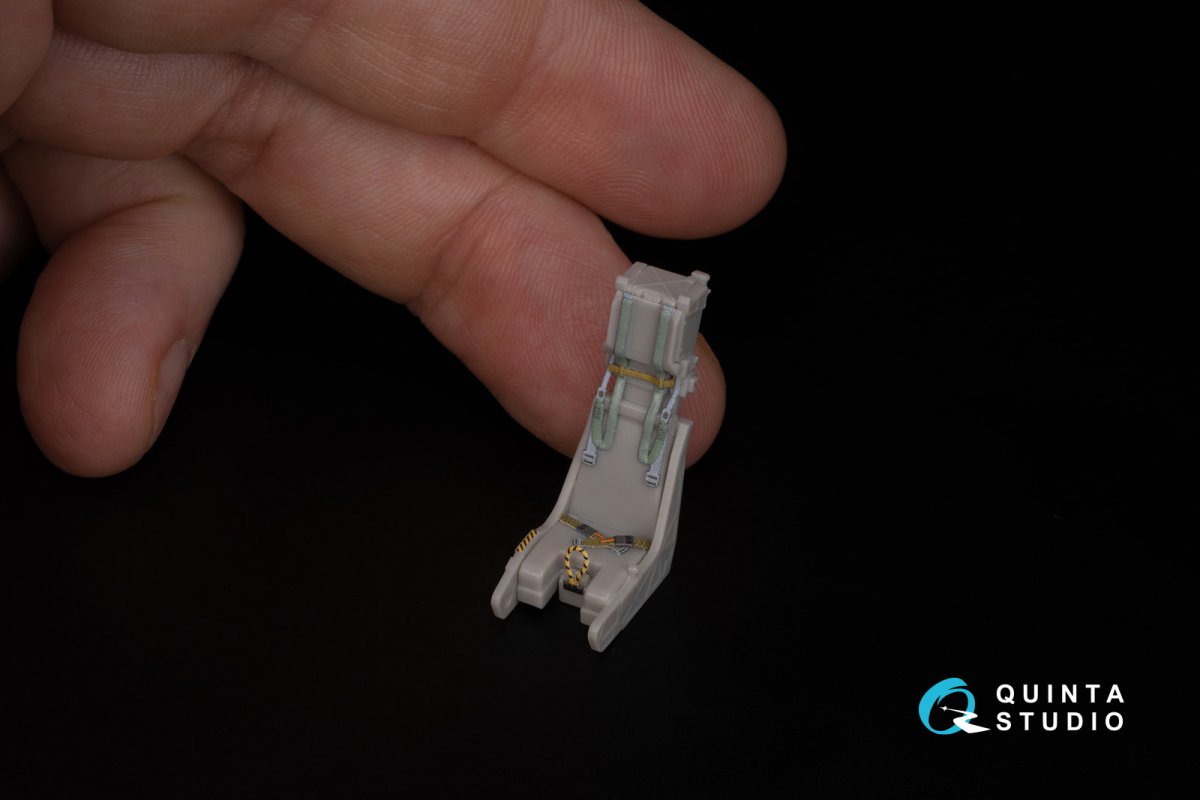Quinta Studio QD48050 F/A-18F early 3D-Printed &amp;amp; coloured Interior on decal paper (Hasegawa) 1/48 – immagine 12