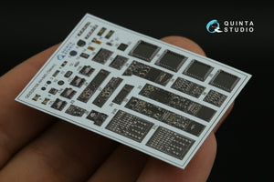 Intérieur imprimé en 3D et coloré sur papier décalcomanie (Takom) pour Quinta Studio QDS+35106 AH-64D (petite version) (avec pièces en résine imprimées en 3D) 1/35 – image 10