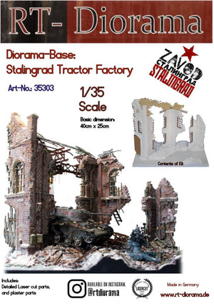 RT-Diorama 35303 Diorama-Base: &amp;quot;Stalingrad tractor factory&amp;quot; 1/35