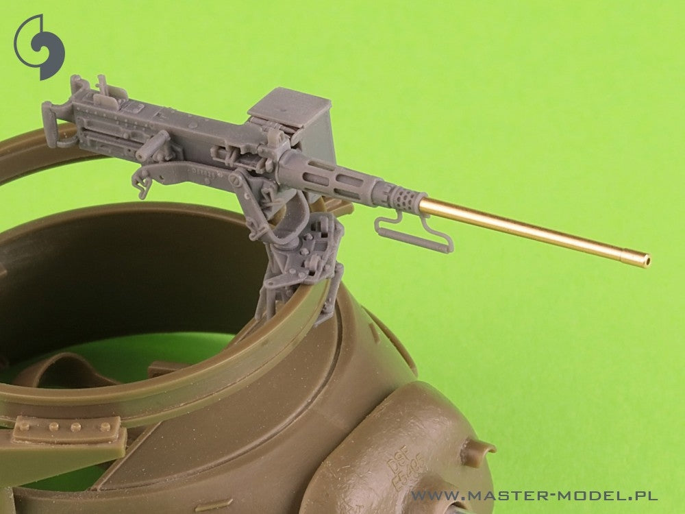 Master GM-35-073 Browning M2HB .50 cal (12,7mm) - do montażu na pierścieniu M49 (karetka D40721 / kołyska D40733 / skrzynka D40731 lub D90078) 1/35 – imagen 2