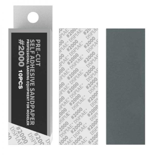 DSPIAE MSP-2000 #2000 DIE-CUTTING ADHESIVE SANDPAPER / PAPIER ŚCIERNY SAMOPRZYLEPNY
