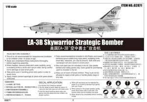 Trumpeter 02871 EA-3B Skywarrior Strategic Bomber – immagine 2