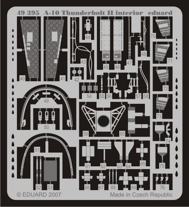 Eduard 49395 A-10 interior 1/48 Hobby Boss – zdjęcie 2