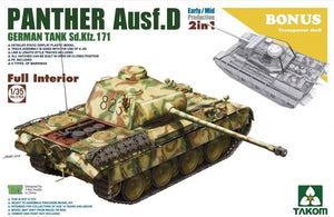 Takom 2103 Panther Ausf. D Kit intérieur complet 2 en 1 Mid/Early 1/35