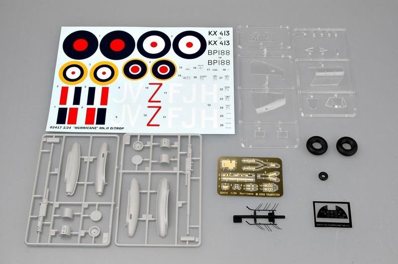 Trumpeter 02417 Hurricane Mk II D/Trop 1/24 – imagen 8