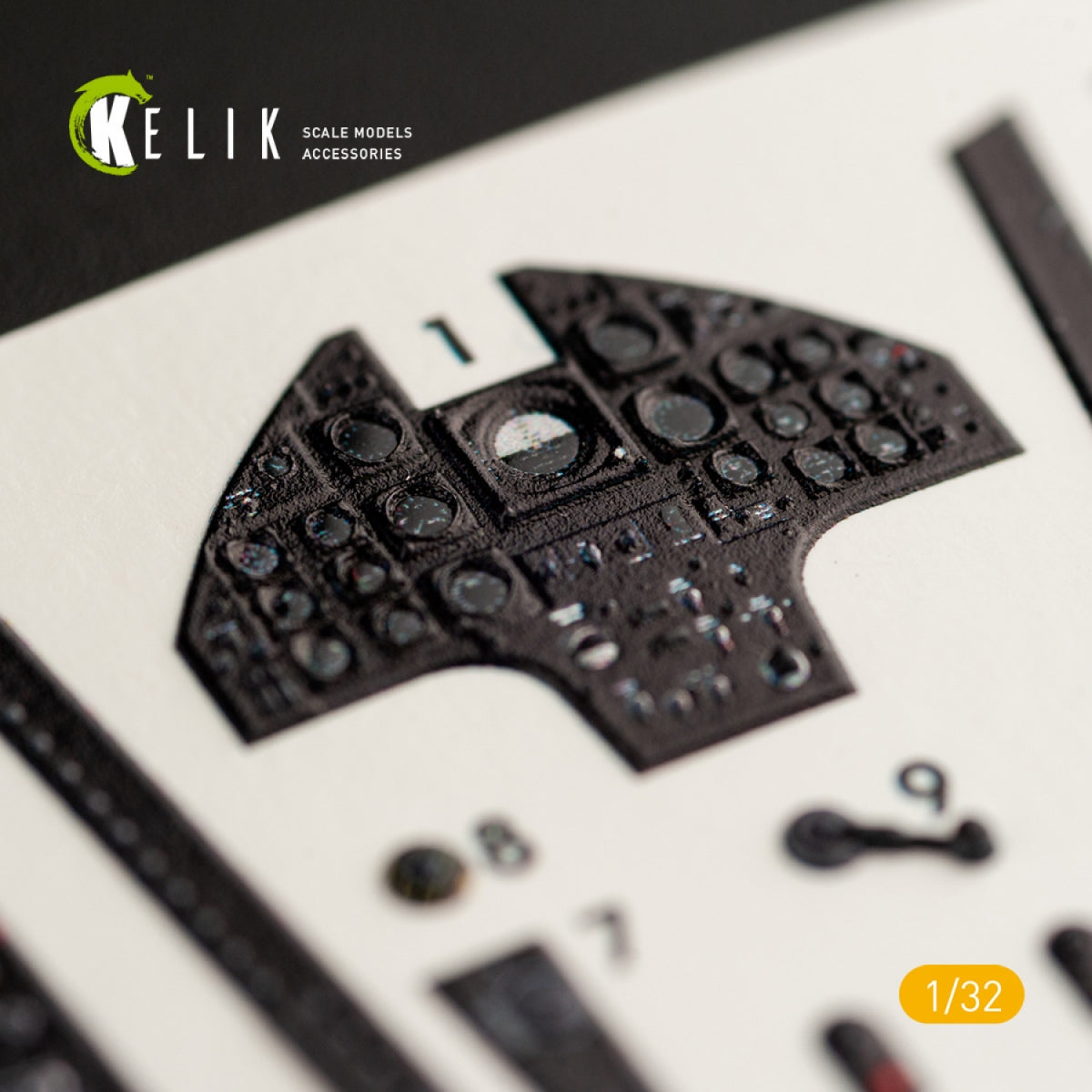 KELIK K32010 F-8J CRUSADER- INTERIOR 3D DECAL FOR TRUMPETER KIT 1/32 – immagine 5