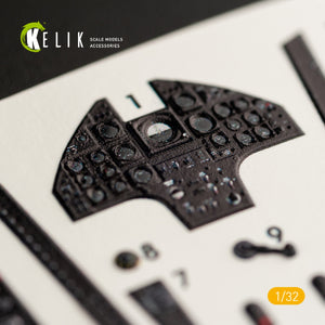 KELIK K32010 F-8J CRUSADER- INTERIOR 3D DECAL FOR TRUMPETER KIT 1/32 – immagine 5
