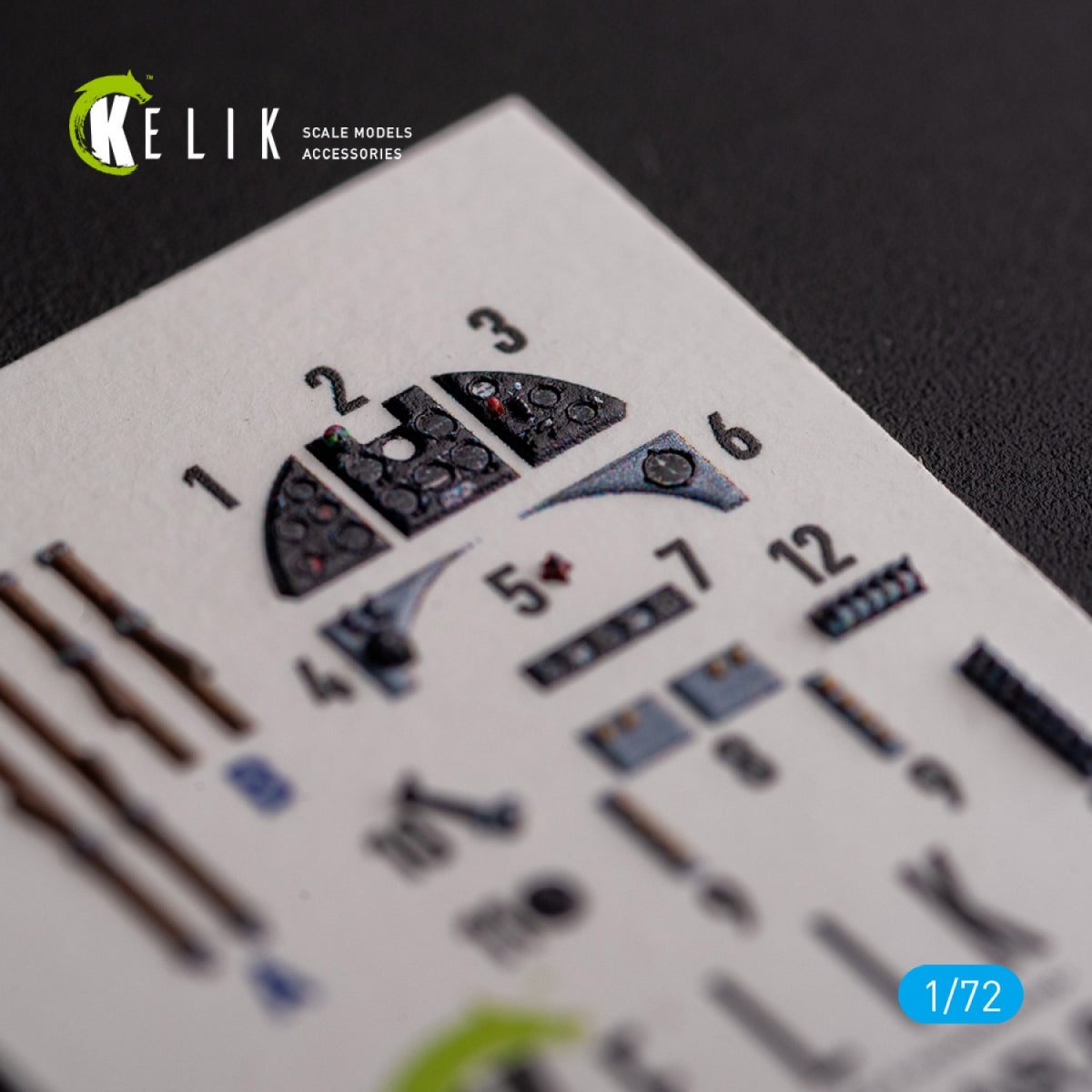 KELIK K72143 IAR.81c - interior 3D decals for IBG Models kit 1/72 – Bild 2