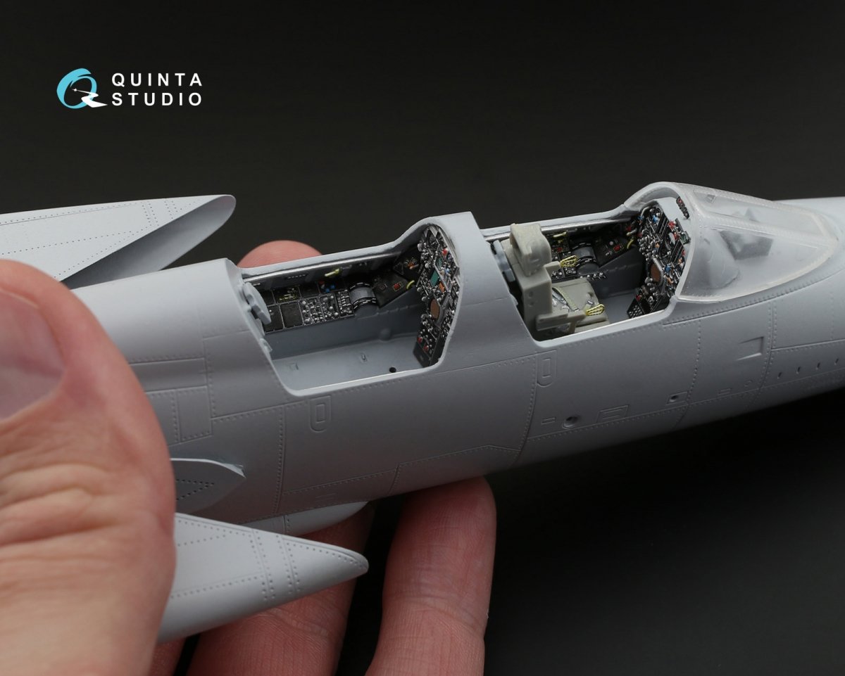 Quinta Studio QD48073 F-105G 3D-Printed &amp;amp; coloured Interior on decal paper (for HobbyBoss kit) 1/48 – imagen 9