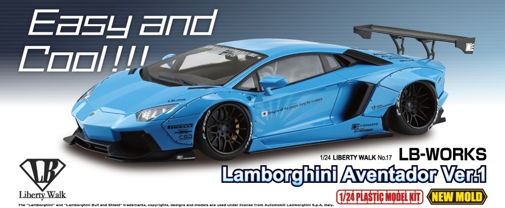 Aoshima 05989 LB-WORKS Lamborghini Aventador Ver.1 1/24 – imagen 5