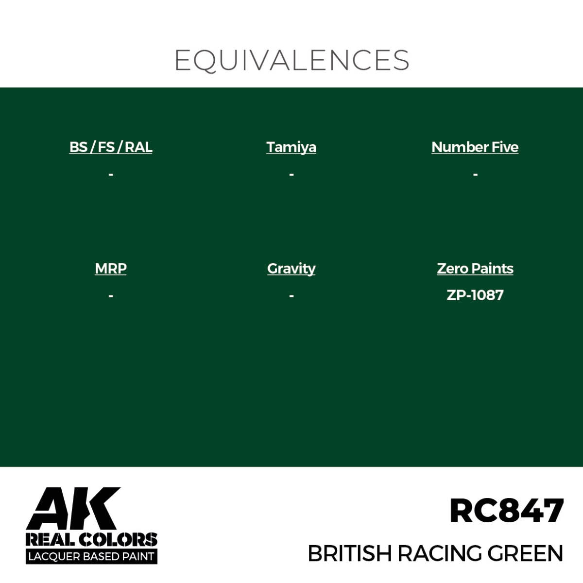 AK Interactive RC847 British Racing Green 17 ml – immagine 3