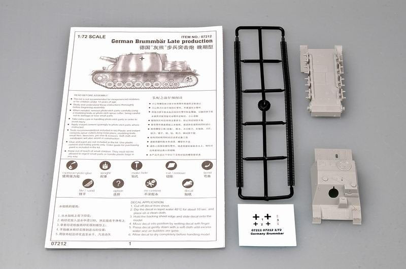 Trumpeter 07212 German Brummbar Late production 1/72 – imagen 3