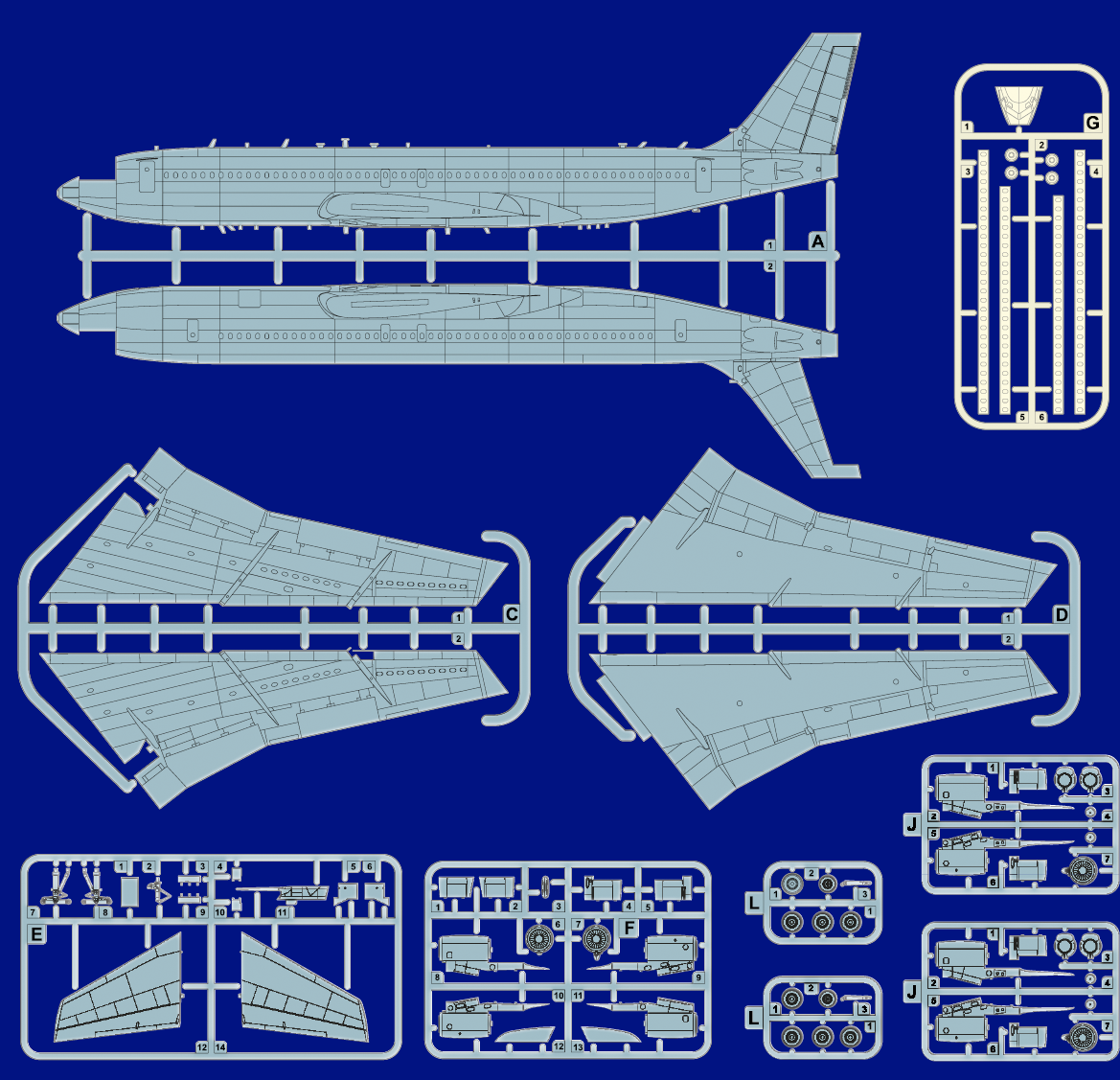 Roden 338 Boeing 707-321 1/144