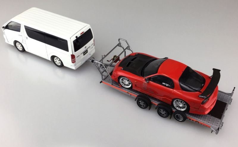 Aoshima 05260 Brian James Trailers A4 Transporter 1/24 – Bild 4