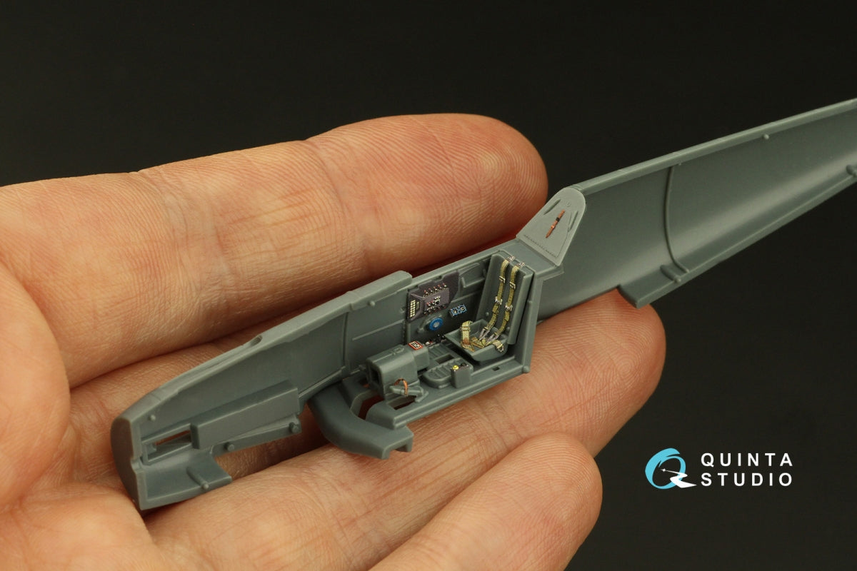 Quinta Studio QD72102 BF 109F-2/4 3D-Printed &amp;amp; coloured Interior on decal paper (Eduard) 1/72 – imagen 9