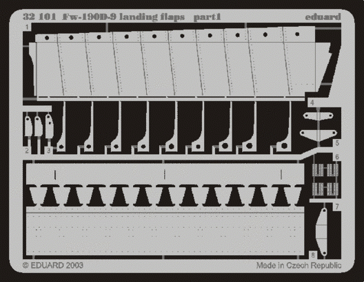 Eduard BIG3201 Fw 190D 1/32 Hasegawa – imagen 2