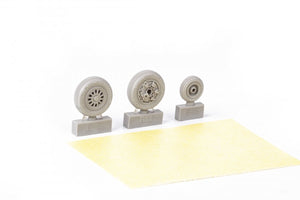 Eduard 648833 F-16C wheels late KINETIC MODEL 1/48 – imagen 4