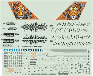 ModelMaker Decals D48128 Greek F-16 Nato Tiger Meet 2016 1/48 – imagen 2