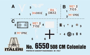 Italeri 6550 Fiat 508 CM Coloniale with Crew 1/35 – immagine 6