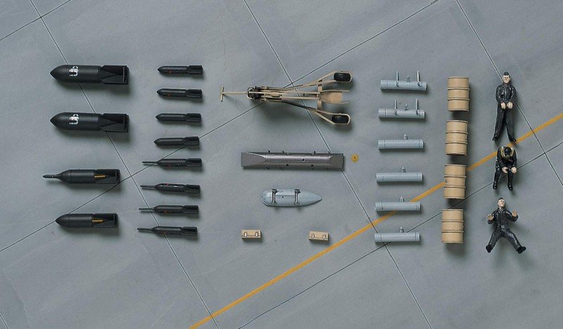 Hasegawa X48-9 Luftwaffe Pilot figures and Equipment W.W.II 1/48 – imagen 2