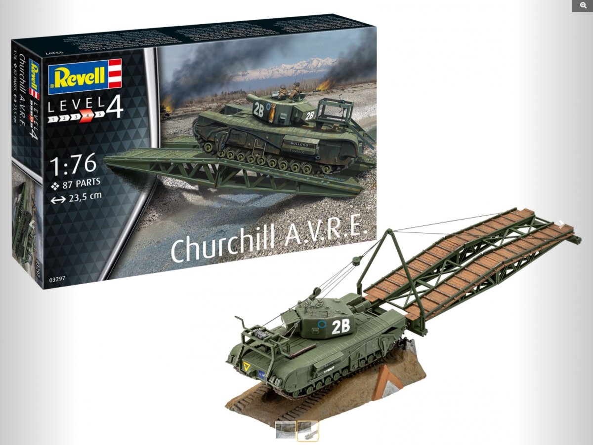 Revell 03297 Churchill A.V.R.E 1/76 – imagen 2