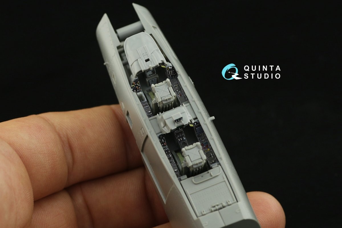 Quinta Studio QD72031 F-14D 3D-Printed &amp;amp; coloured Interior on decal paper (GWH) 1/72 – imagen 4