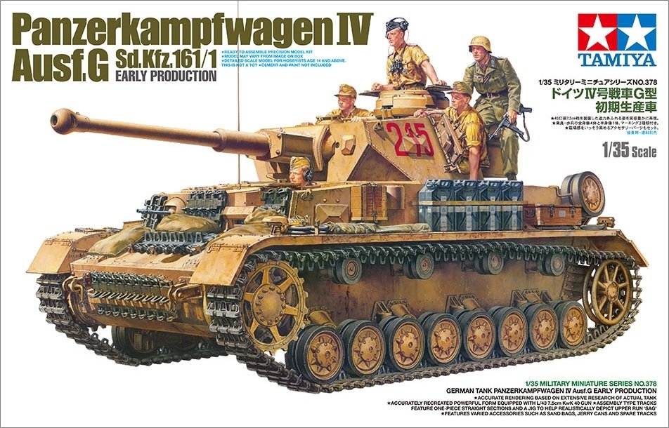 Tamiya 35378 Panzerkampfwagen IV Ausf. G Sd.Kfz. 161/1 première production 1/35 – image 2