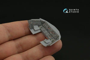 Intérieur imprimé en 3D et coloré sur papier décalcomanie (Zvezda) pour le Mi-17 (Mi-8MT version export) de Quinta Studio QDS-48354 (petite version) à l&amp;#39;échelle 1/48 – image 8