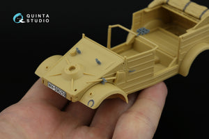 Quinta Studio QD+35141 Kubelwagen Type 82 3D-Printed &amp;amp; coloured Interior on decal paper (Tamiya) (with 3D-printed resin parts) 1/35 – zdjęcie 13