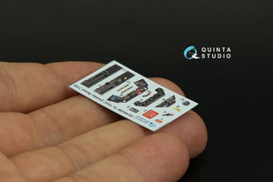 Quinta Studio QD48268 Ta 152C 3D-Printed &amp;amp; coloured Interior on decal paper (Hobby Boss) 1/48 – imagen 4