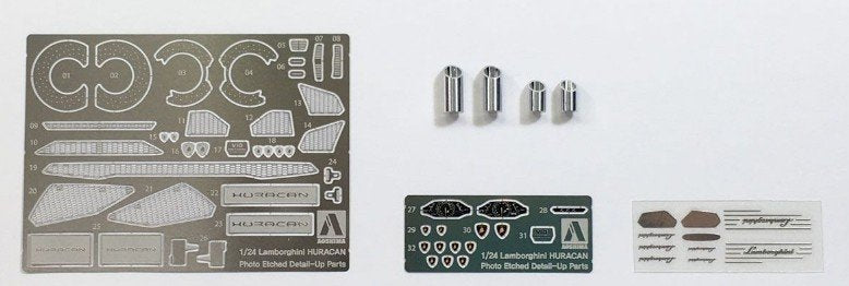 Aoshima 01708 Common Photo-Etched Parts for Lamborghini Huracan 1/24 – imagen 2