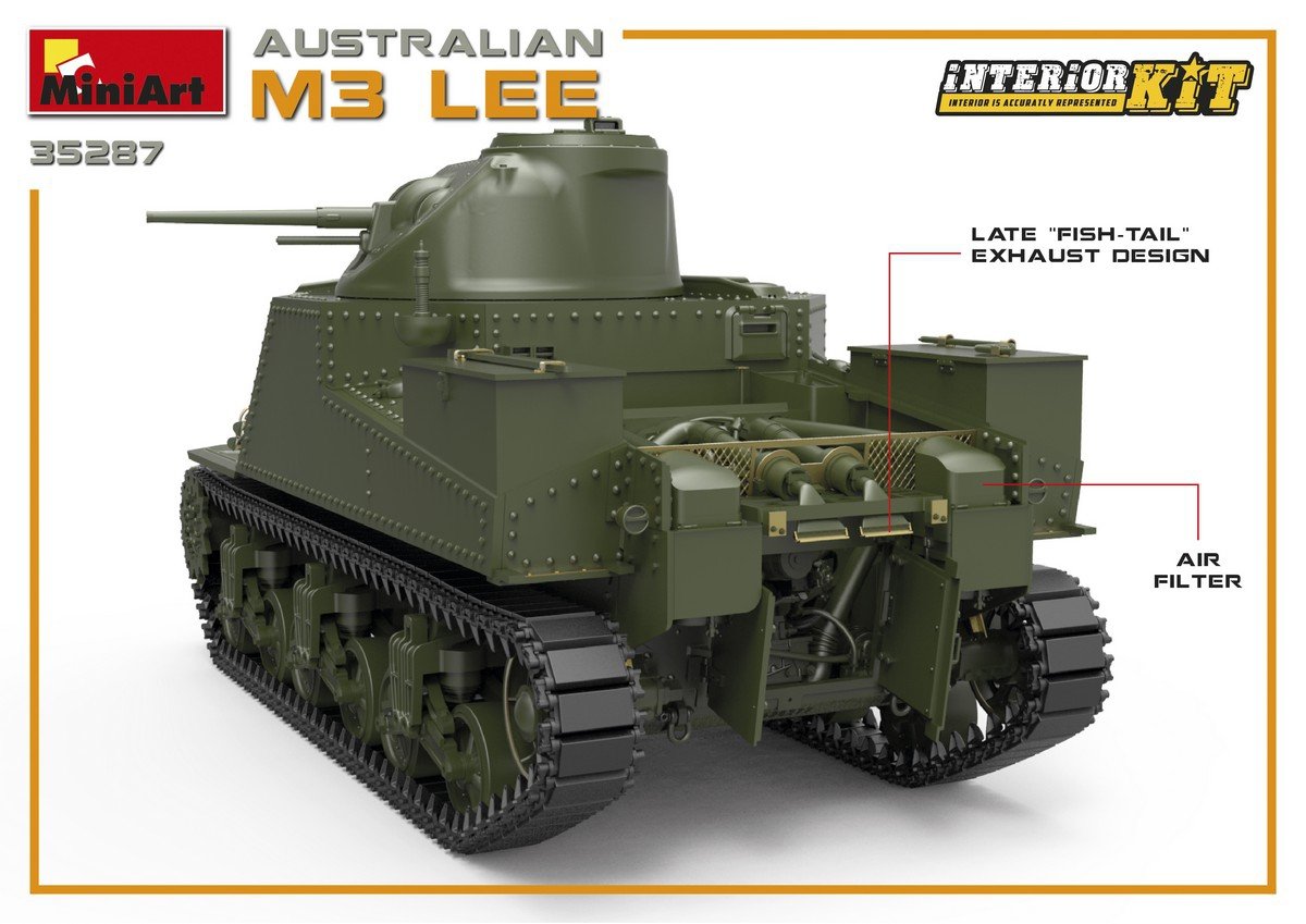 MiniArt 35287 AUSTRALIAN M3 LEE. INTERIOR KIT 1/35 – image 7